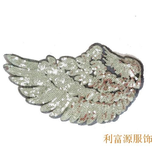 双面多色亮片绣花、珠片绣、亮片绣、钉珠绣、珠片绣花厂、绣花厂